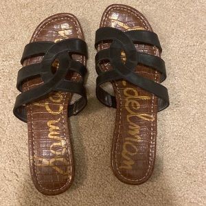 Sam Edelman Bryna Black leather sandals